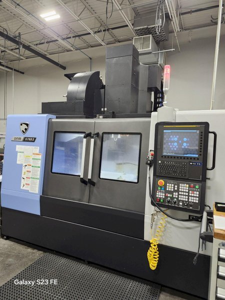 DN Solutions - DNM 5700S CNC Vertical Machining Center,  X 41.3, Y 22.4, Z 18.1 Trvls, 15000 RPM,  40 ATC, HP Coolant, Fanuc Oi-Plus, 20.1/49.6 Hp,  (New 2023)