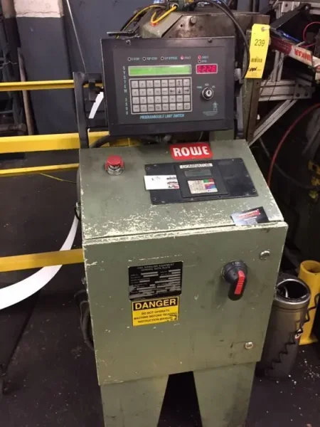 CWP/ROWE 8,000 lb x 15&quot; WIDE X .093 SERVO FEED LINE, STOCK# 13987J
