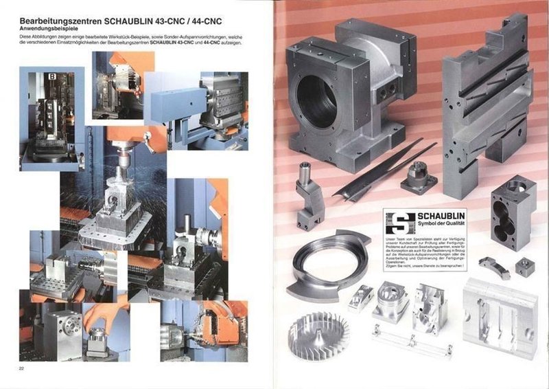 Schaublin - 43 CNC UGV X:720 - Y:520 - Z:420 mm