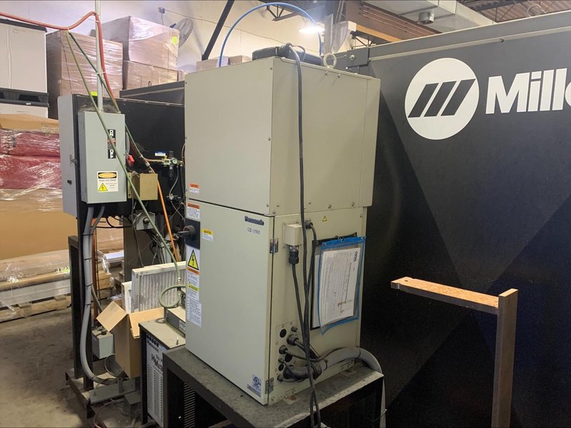 Miller Performarc PA1100SS (PA212S) Robotic Weld Cell, 2012 – Panasonic TAWERS TA-1900 Robot, 350 Amp Panasonic Dip Pulse HMIII350, Dual Light Curtains