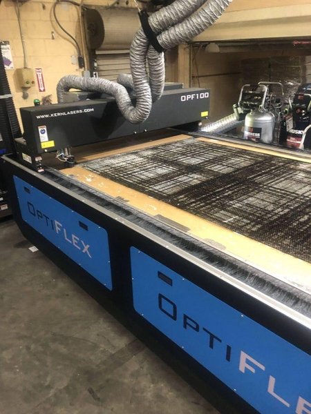 250 Watt  Kern Optiflex C02 Laser, 2021 – 4.33′ x 8.33′ Table