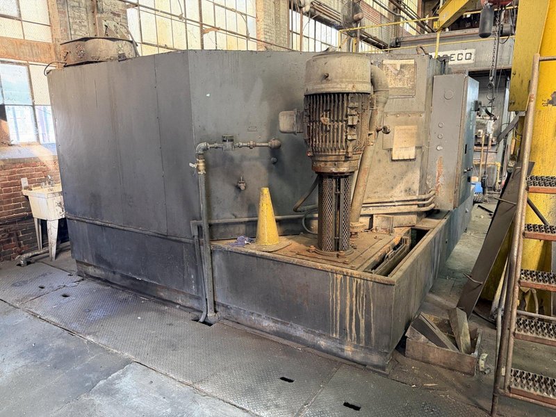 96" PROCECO TYPHOON 96-30-3 ROTARY TABLE PARTS WASHER. STOCK # 0875926