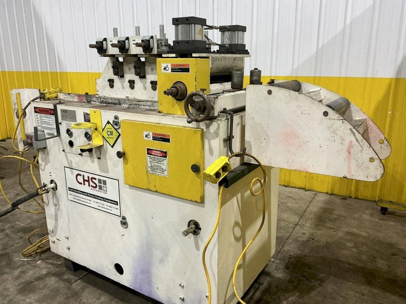 12" WIDE x .156" CHS MODEL #PTS-300-7-12 7 ROLL COIL STRAIGHTENER - PULL THROUGH: YOBRO #24164