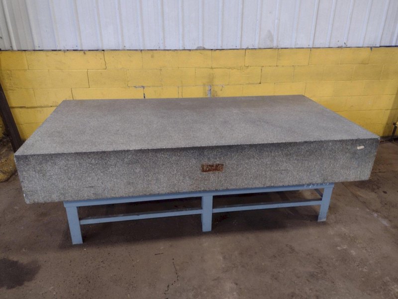8&#039; X 4&#039; X 14&quot; CHALLENGE PRECISION LAYOUT INSPECTION GRANITE TABLE: STOCK #23786