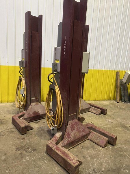 (3) 16,000 LBS ADVANTAGE MODEL ALS-1-16 HEAVY DUTY MOBILE COLUMN LIFT JACKS: STOCK #18360