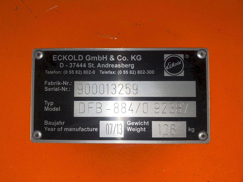 ECKOLD DFB-884/0 92387 Clinch Gun w/ EM-015 Controls USED