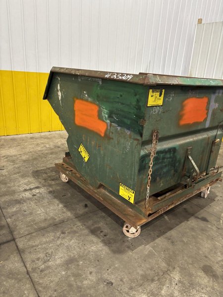 2 CU YD X 4,000 LBS JESCO DUMP HOPPER: STOCK #23204