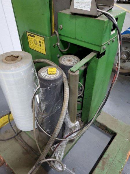 SYNERGY MODEL 1.5 SEMI-AUTO STRETCH WRAP MACHINE WITH WEIGHT-TRONIX SCALE: YOBRO #24715