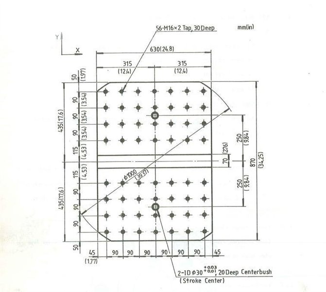 Daewoo - ACE-V30 X: 510 - Y: 300 - Z: 400 mm