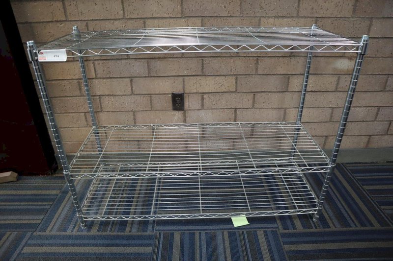 Wire Rack Unit with 3 Adjustable Shelves- Auction Item