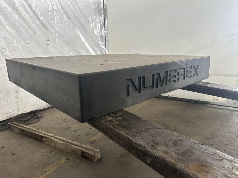 40" X 42" X 6" NUMEREX GRANITE INSPECTION TABLE. STOCK # 0336424
