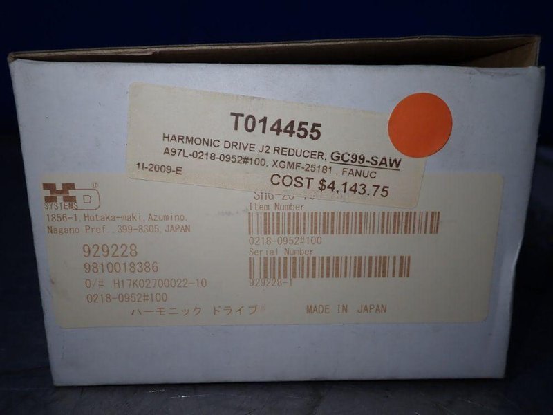 FANUC HARMONIC DRIVE REDUCER  -  A97L-0218-0952#100