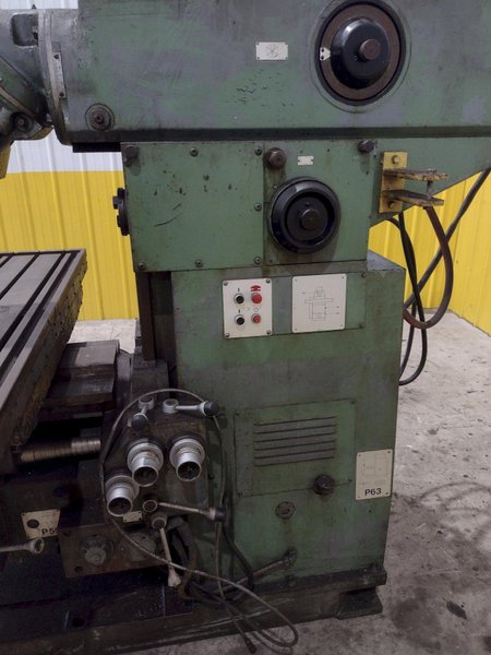 #2 CINCINNATI MODEL #207 HORIZONTAL MILL WITH VERTICAL TOOLMAKERS OVERARM: STOCK #22270
