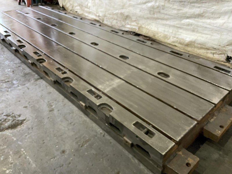 192" X 60" T-SLOTTED FLOOR PLATE: STOCK #81414