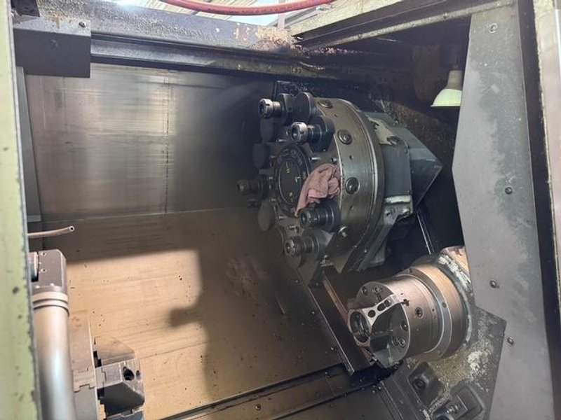 Okuma Captain L370MW CNC Lathe, 2006 – Tail Stock, Live Tooling