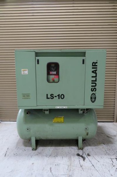 Sullair Used LS-10A-40H/A/SUL Rotary Screw Air Compressor, Air Cooled, 40hp, 125 psi, 460V