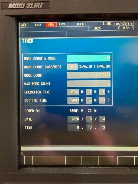 Mori Seiki NV4000 DCG CNC Vertical Machining Center – Pallet Changer Mill