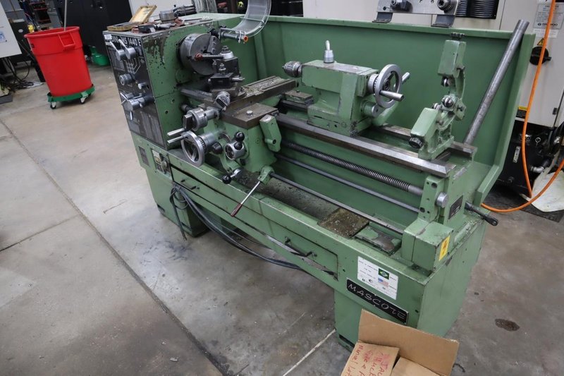 Nardini Model MS1440E Engine Lathe, Tool Post, Tailstock, Steady Rest- Auction Item