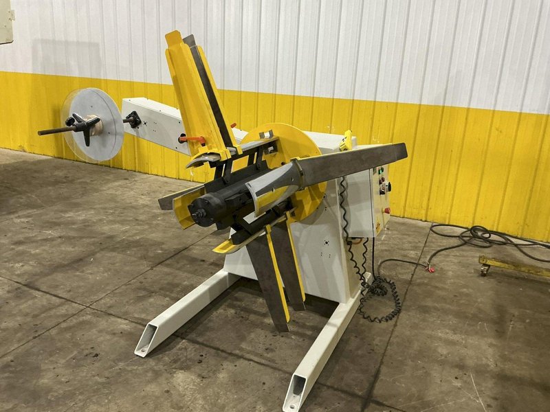 4,500 LB X 24" PA INDUSTRIES MODEL #SRA4524 MOTORIZED UNCOILER COIL REEL : YOBRO #25103