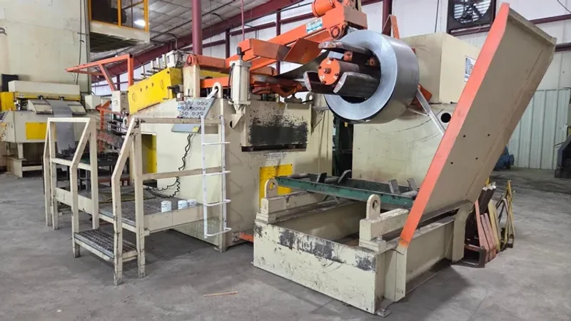 Dallas Coil Reel and Powered Straightener Combination 15,000 Lb x 42&quot; Wide x .135&quot;