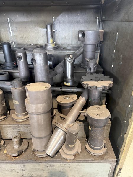 CAT 50 TOOLING W/ CABINET INCLUDED. STOCK # 0325426