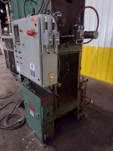 60 TON AIDA MODEL #PP-XGC-55SU (II) GAP STAMPING PUNCH PRESS, 6" STROKE: STOCK #19323