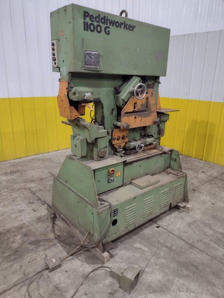 110 TON PEDDINGHAUS &quot;PEDDIWORKER&quot; 1100G HYDRAULIC IRONWORKER: STOCK #22724