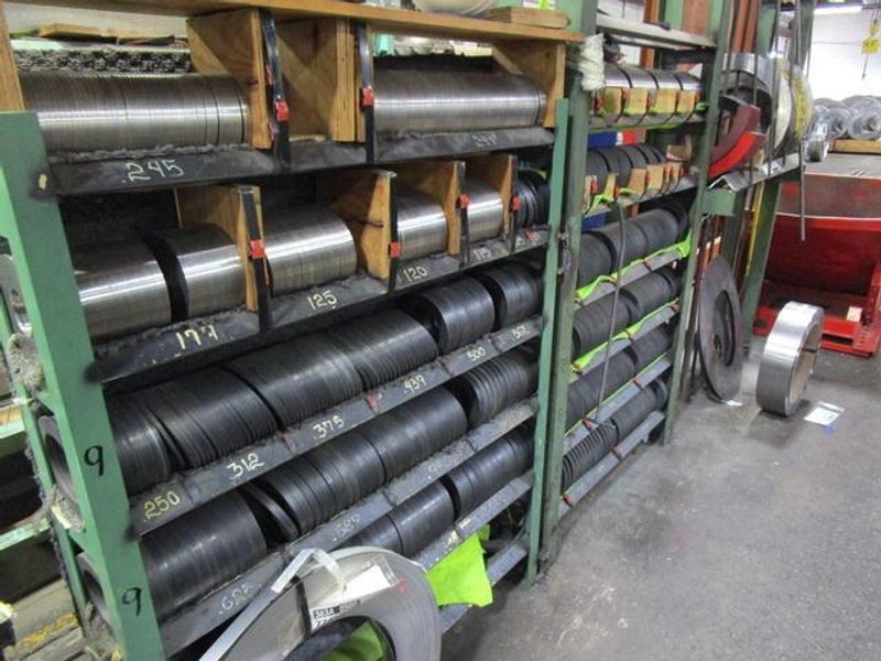 8" x .062" x 2,000# Stanat Design Slitting Line with Banding Line