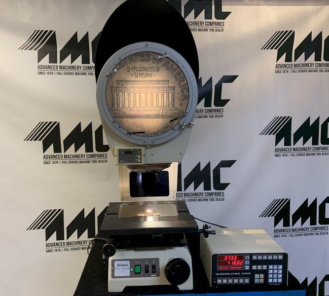 12" NIKON Model V-12BD Bench Top Vertical Beam Optical Comparator.