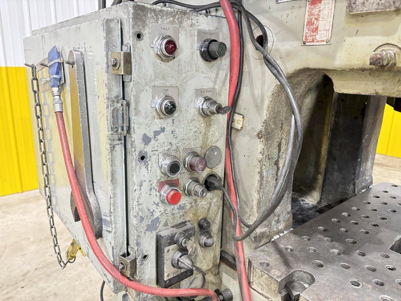 35 TON BLISS MODEL #C35 AIR CLUTCH OBI PUNCH PRESS, 3" STROKE: STOCK #21171