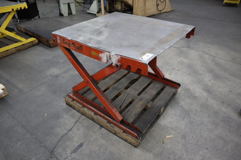 Easy Reach Scissor Lift Table, 40&quot; x 42&quot; Surface, 4,000 Lb Capacity- Auction Item