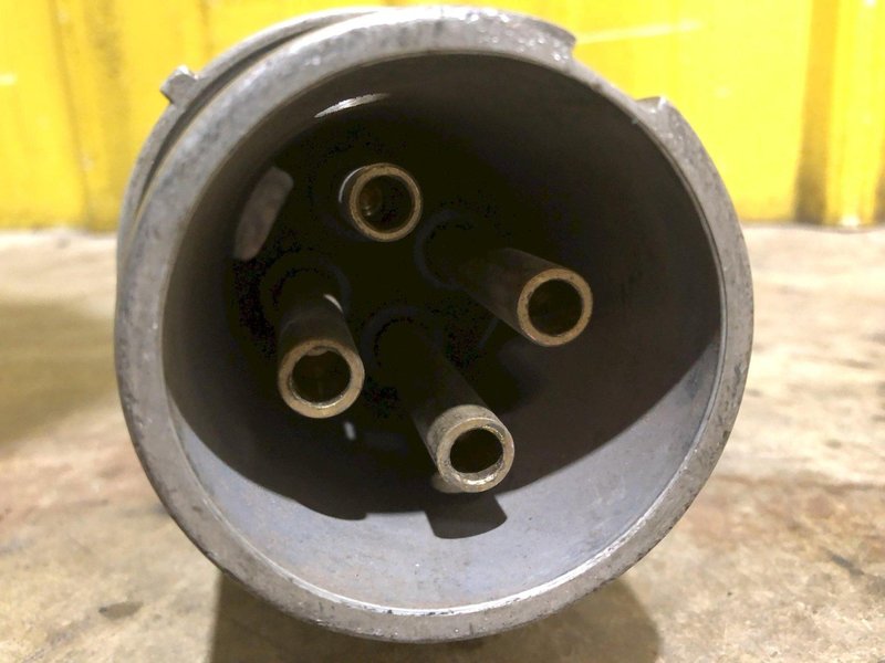 600V APPLETON ACP6034BC 3 WIRE 4 POLE POWERTITE METALLIC SLEEVE CLAMPING RING PLUG: STOCK 18972