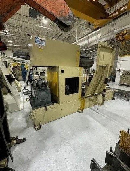 Dallas Industries Motorized Coil Reel w/ Coil Hold Down - Peeler Station