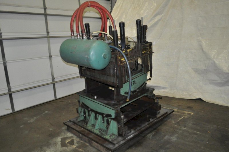 60 TON AIR RAM CUT-OFF PRESS WITH ADJUSTABLE TILT BASE