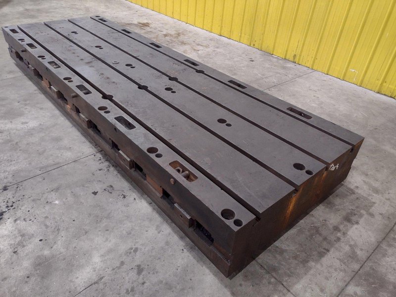 12&#039; X 4&#039; X 14&quot; T-SLOTTED FLOOR PLATE: STOCK  #23501