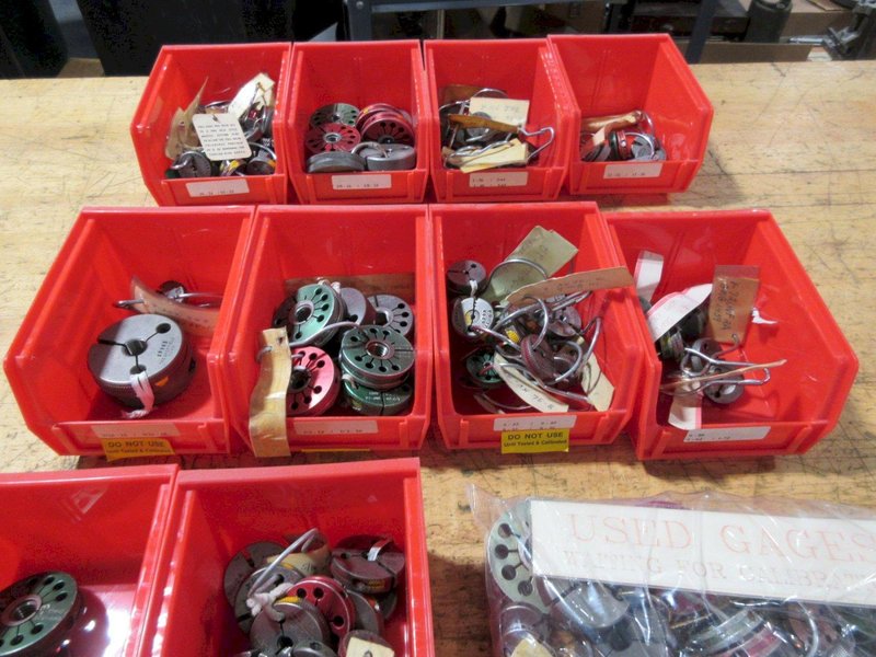 Threaded Ring Guages Go/No-Go from 1/72 - 3/4" - Auction Item