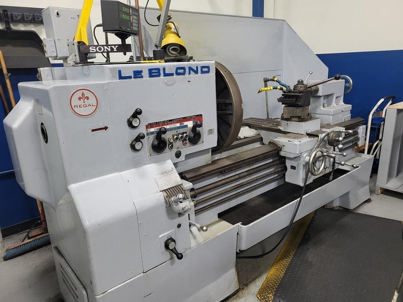 28" X 48" LEBLOND MODEL 3H ENGINE LATHE, 2-1/2" SPINDLE HOLE: YOBRO #24837
