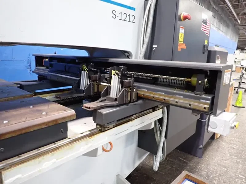 STRIPPIT INC 20 TONS CNC TURRET PUNCH  -  S 1212 / 128649