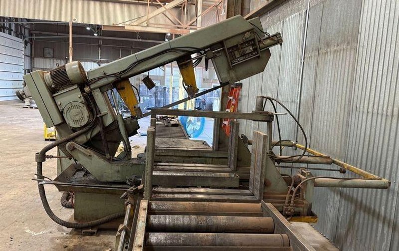 18" X 27" HYDMECH MODEL #S25-A HORIZONTAL SWIVEL MITER AUTOMATIC BAND SAW : YOBRO #25047