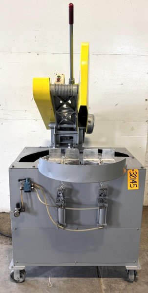 20"/22" Everett Abrasive Saw 20 DM 22, Double Miter, Air Vise, 10 HP