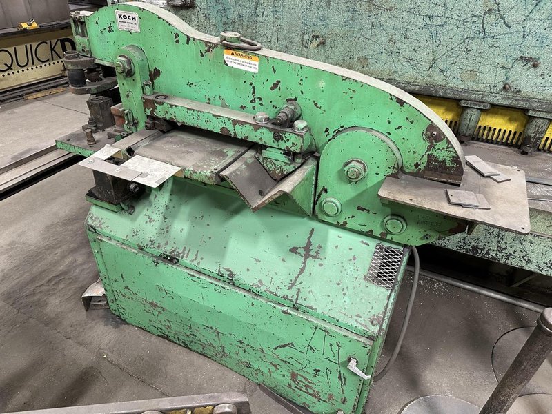 50 Ton Piranha P3-50 Hydraulic Ironworker, 1998 – Tooling