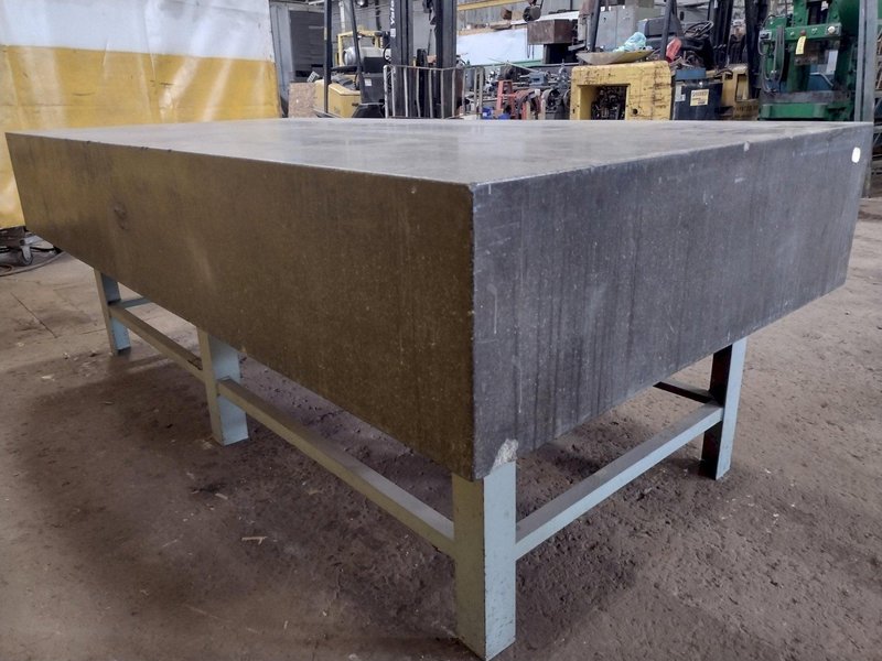 8&#039; X 4&#039; X 14&quot; CHALLENGE PRECISION LAYOUT INSPECTION GRANITE TABLE: STOCK #23804