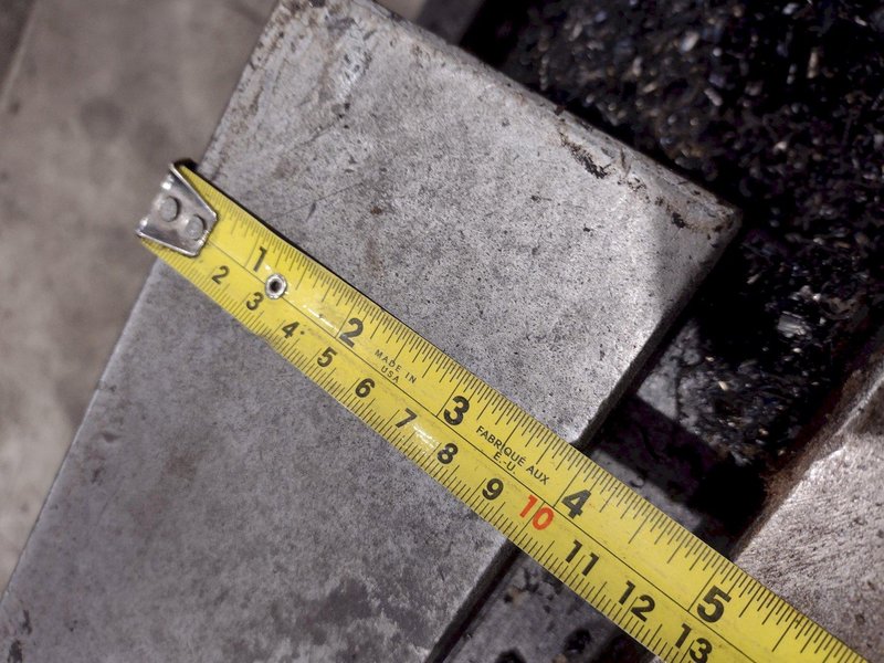 270” X 92” HEAVY DUTY T-SLOTTED SET-UP TABLE: STOCK #22996