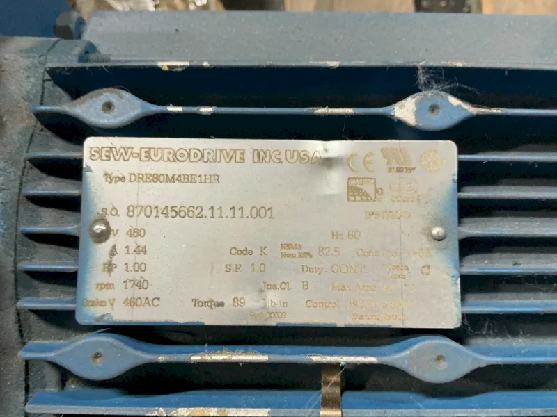 SEW 1 HP GEAR DRIVE   -  R147R77DRE80M4BE1HR
