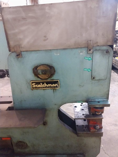 90 TON SCOTCHMAN MODEL #9012 HYDRAULIC IRONWORKER: STOCK #14328