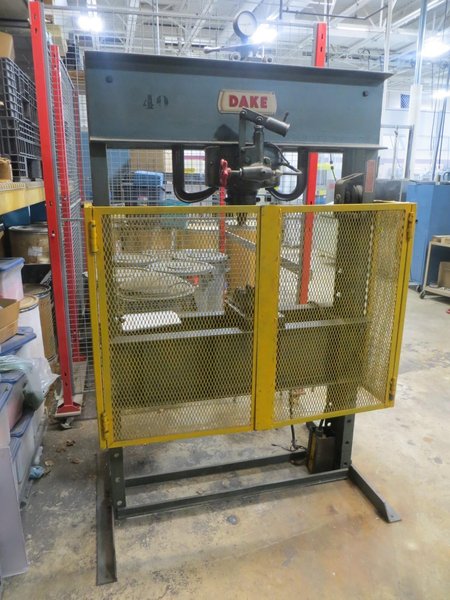 Dake 75H Hand Operated Hydraulic H-Frame Shop Press, 75 Ton,- Auction Item