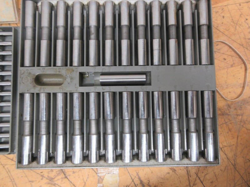 Deltronic Pin Sets (5 Sets), Nominal Sizes .078", 218", .281", .344", .500".  All sets are +/- .0012 in .0001" Increments.  **All Look Complete**- Auction Item