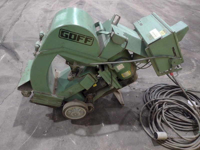 13&quot; WIDE GOFF MODEL #15E13 PORTABLE SHOT BLAST CLEANING UNIT: STOCK #19817