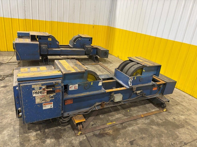 34 TON (68,000 LBS) PANDJIRIS MODEL #PR100 GEAR DRIVEN POWERED TANK TURNING ROLLS: YOBRO #24351