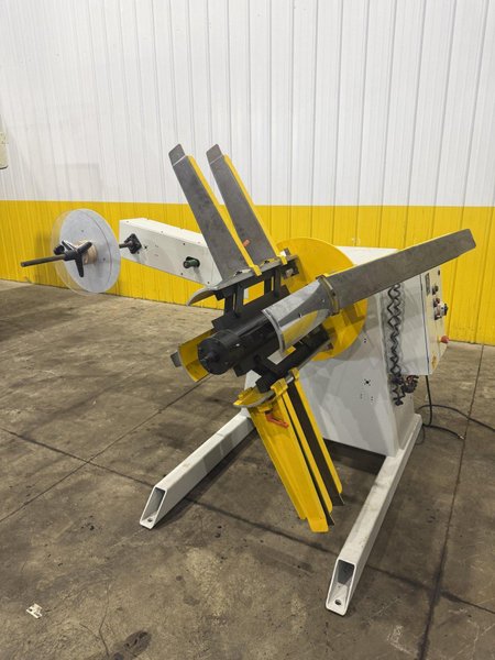 4,500 LB X 24" PA INDUSTRIES MODEL #SRA4524 MOTORIZED UNCOILER COIL REEL : YOBRO #25103
